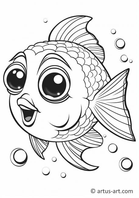 Page de coloriage des poissons tangs
